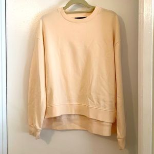 ALLSAINTS High-Low Long Sleeve Sweatshirt